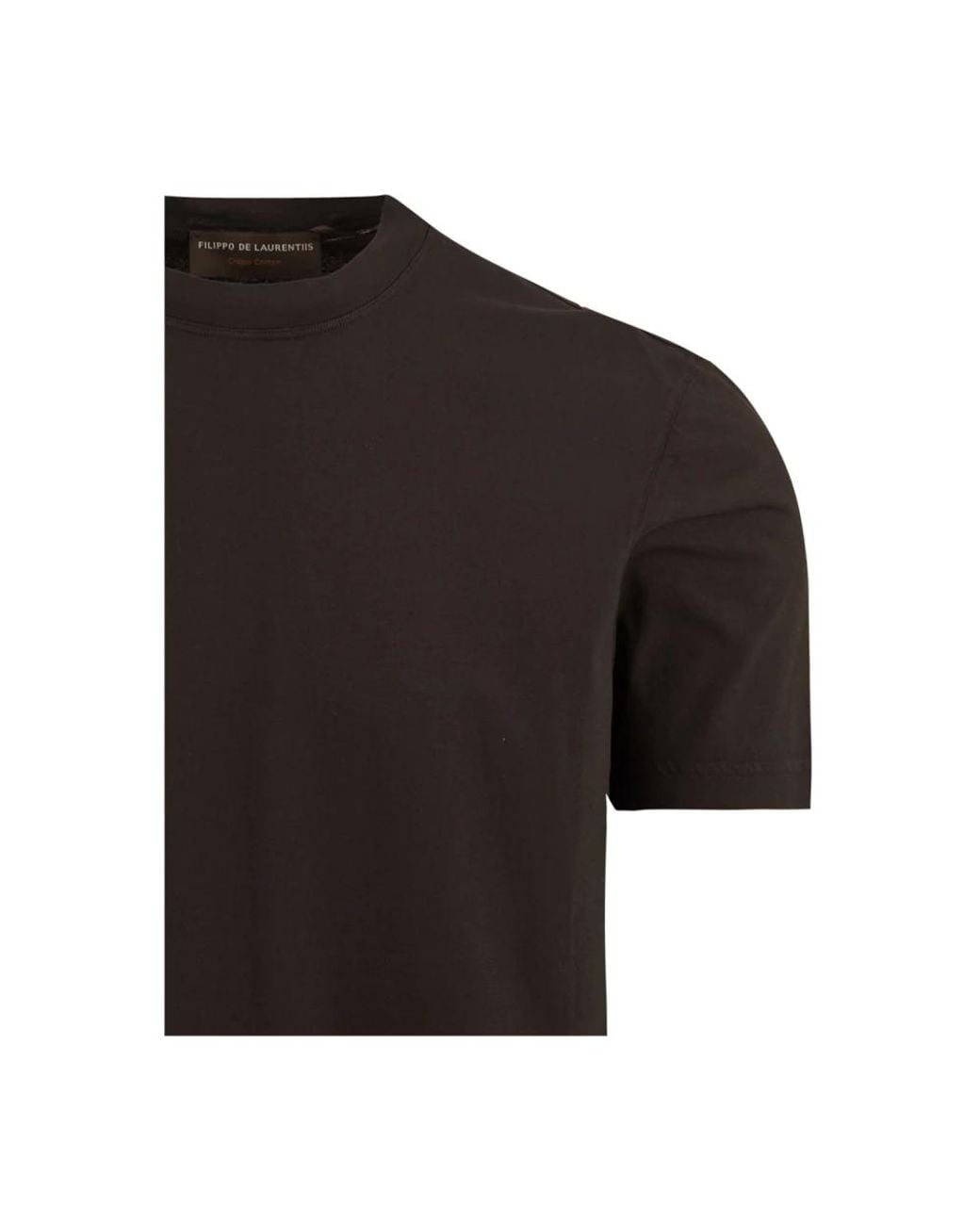 FILIPPO DE LAURENTIIS Black T-Shirts for men