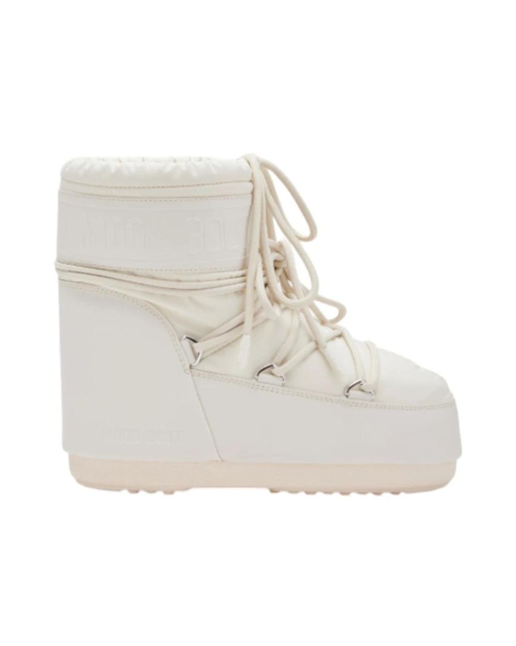 Moon Boot White Winter Boots