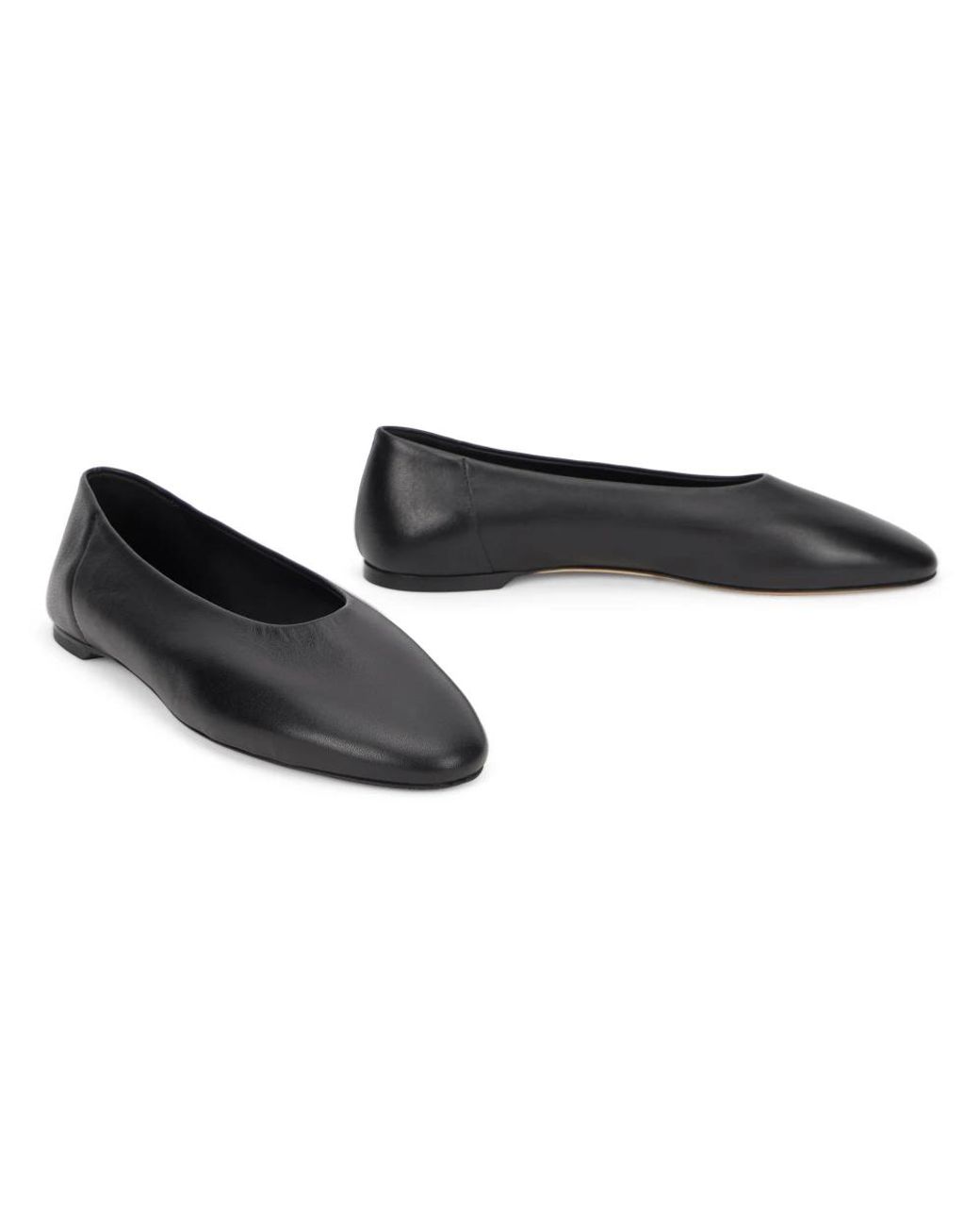 Totême Black Ballerina Shoes