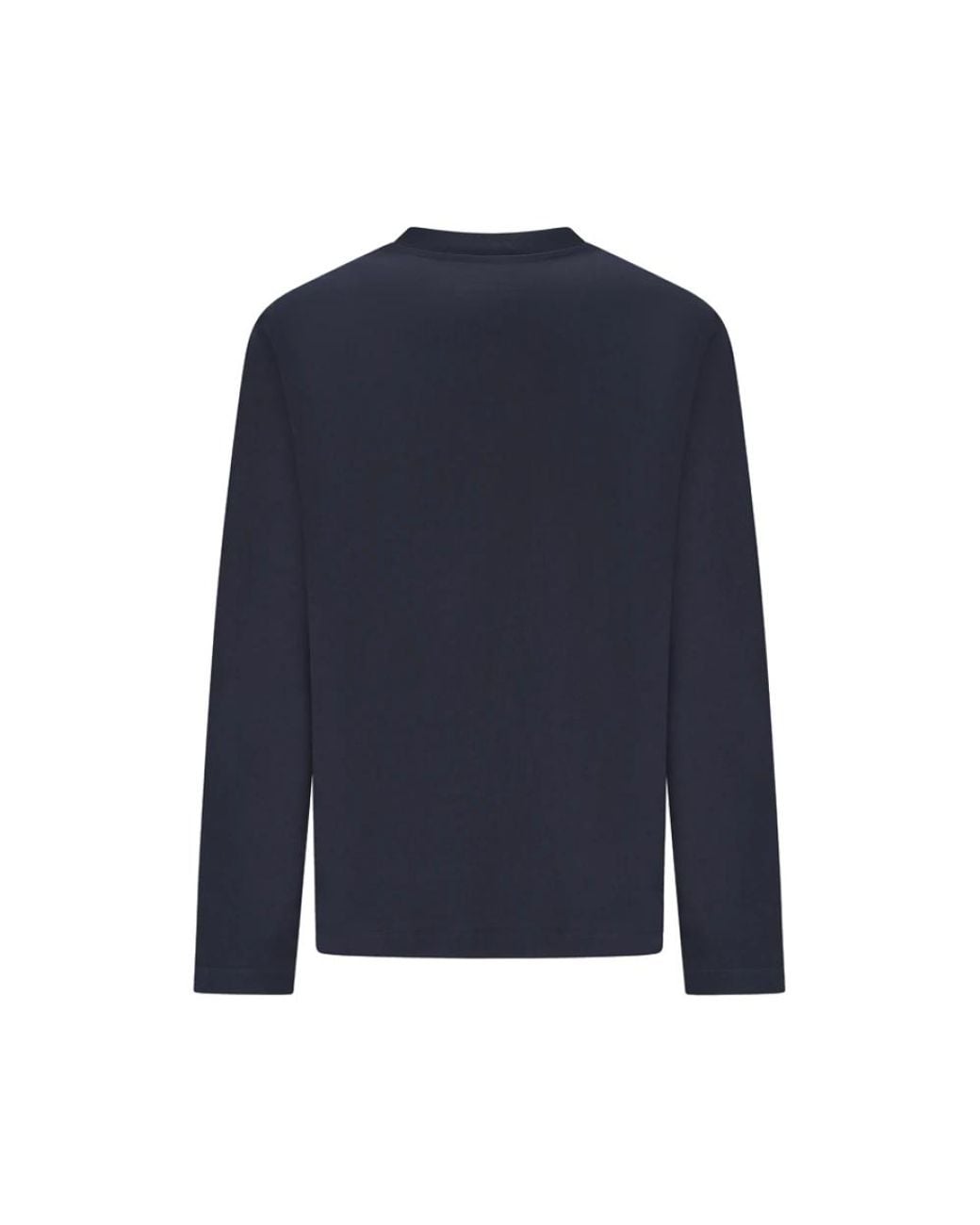 Jil Sander Blue Long Sleeve T-Shirts for men