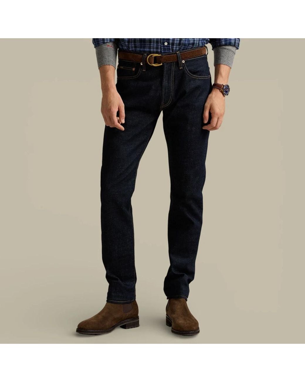 Polo Ralph Lauren Blue Slim Fit Jeans for men