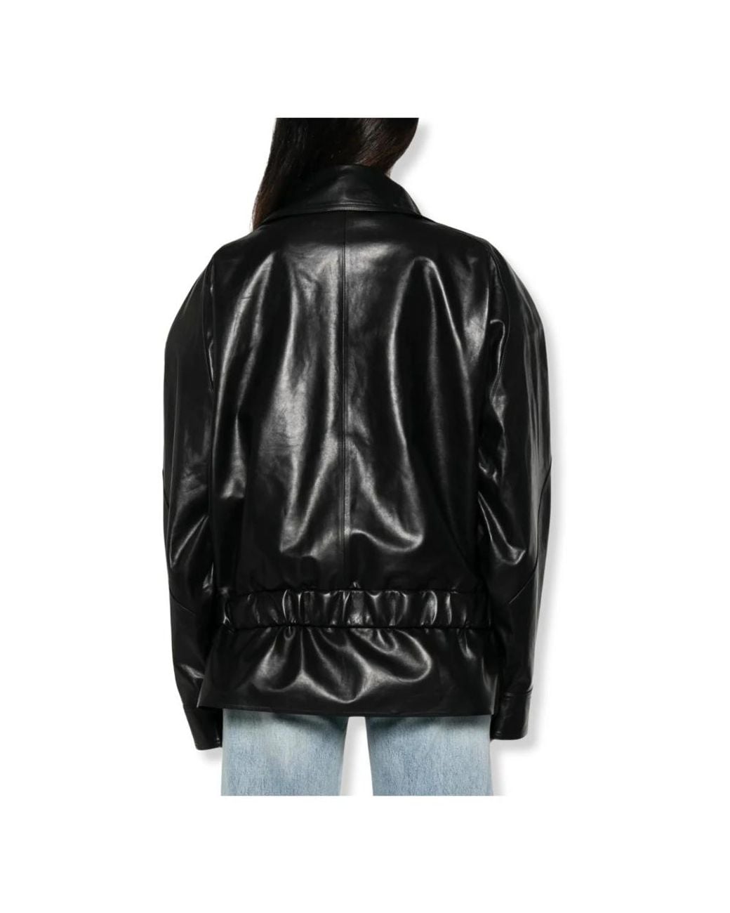 Leather Jackets di Entire studios in Black