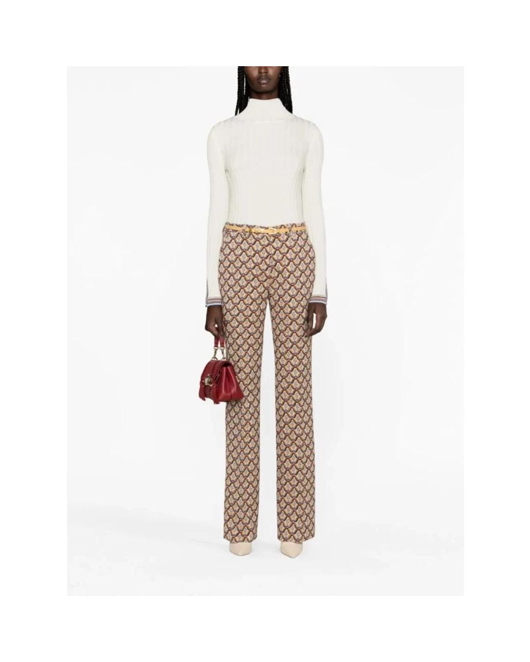 Etro White Turtlenecks