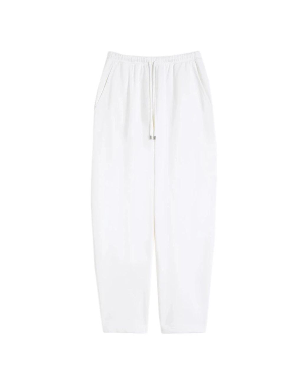 Sportmax White Wide Trousers