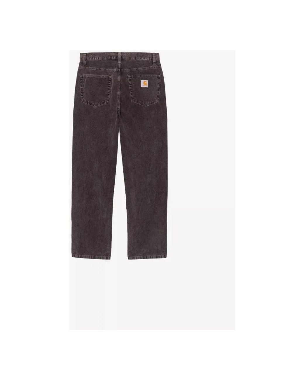 Carhartt Gray Straight Fit Jeans for men