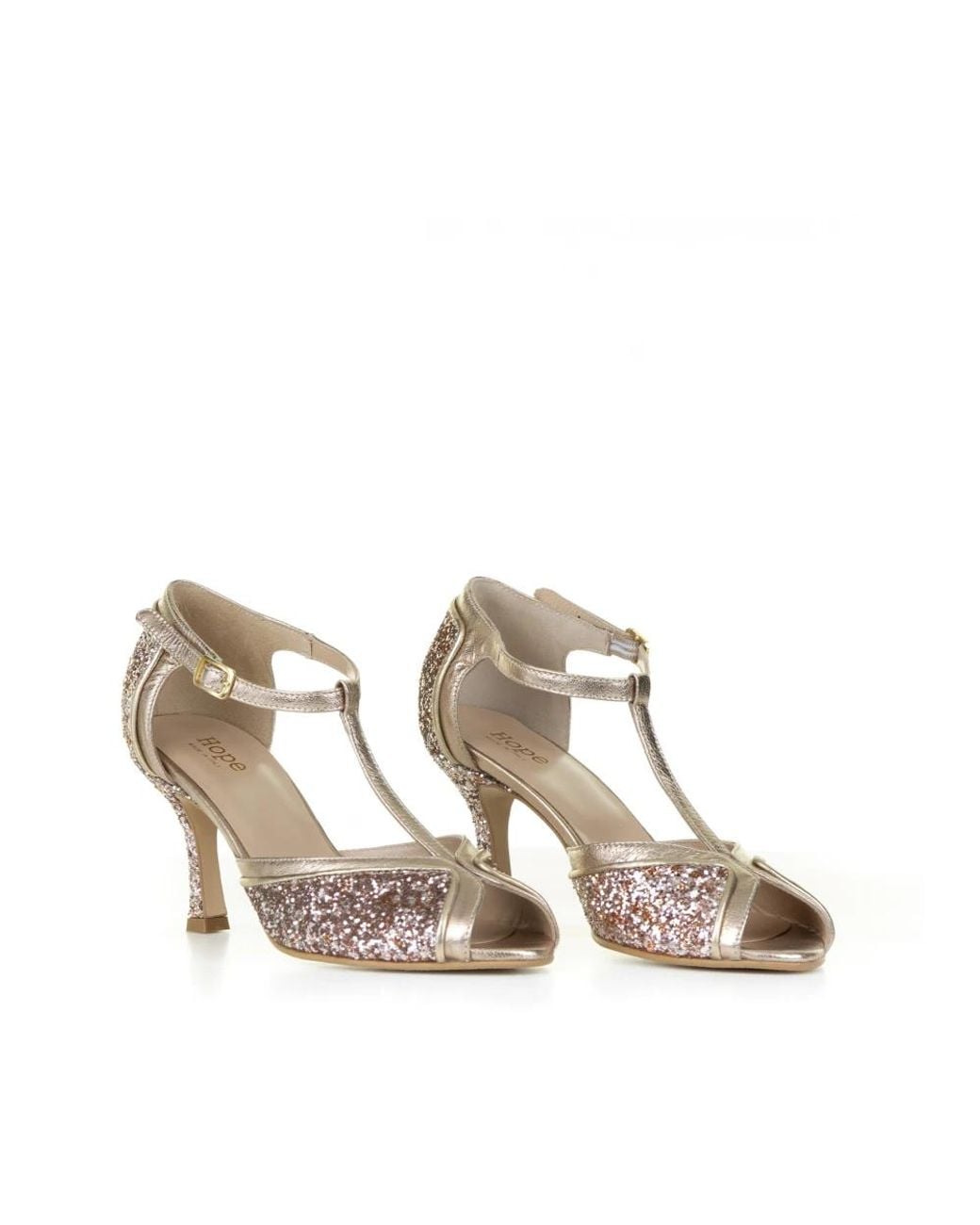 Hope Metallic High Heel Sandals