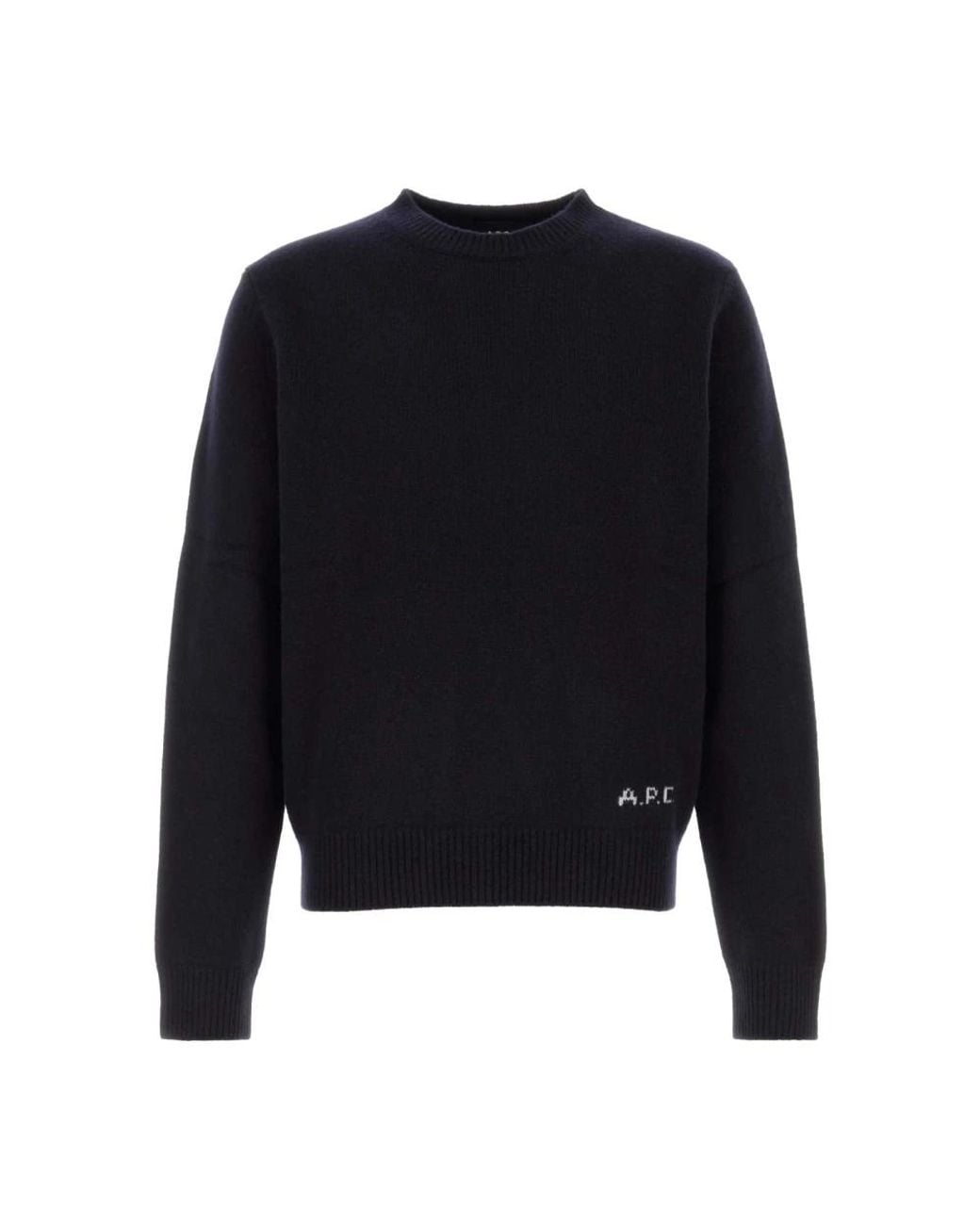 A.P.C. Blue Round-Neck Knitwear for men