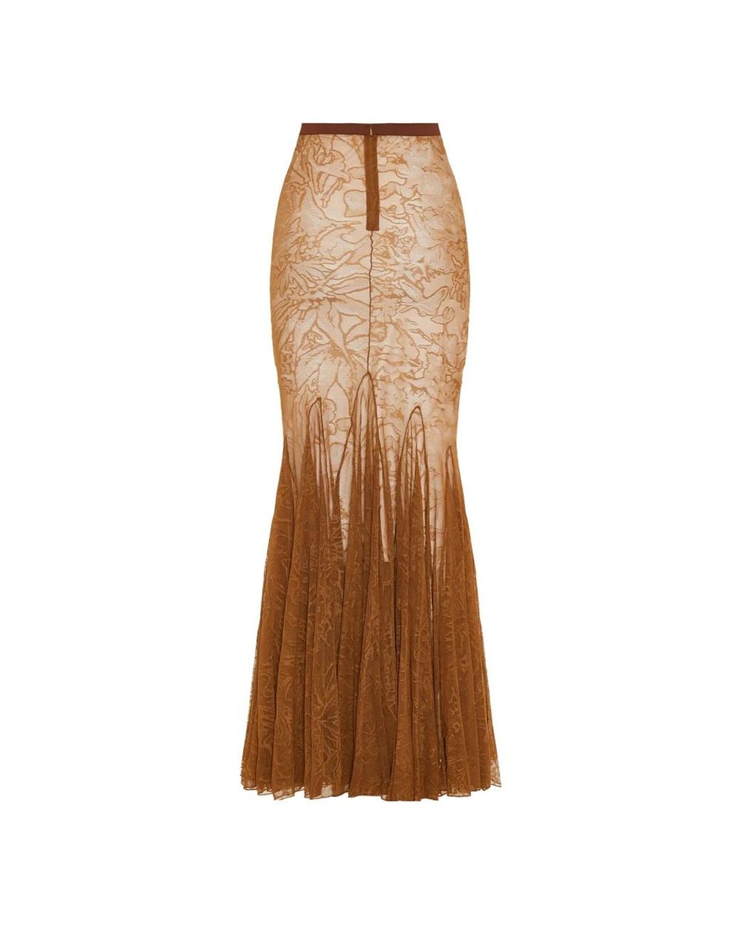 David Koma Brown Maxi Skirts