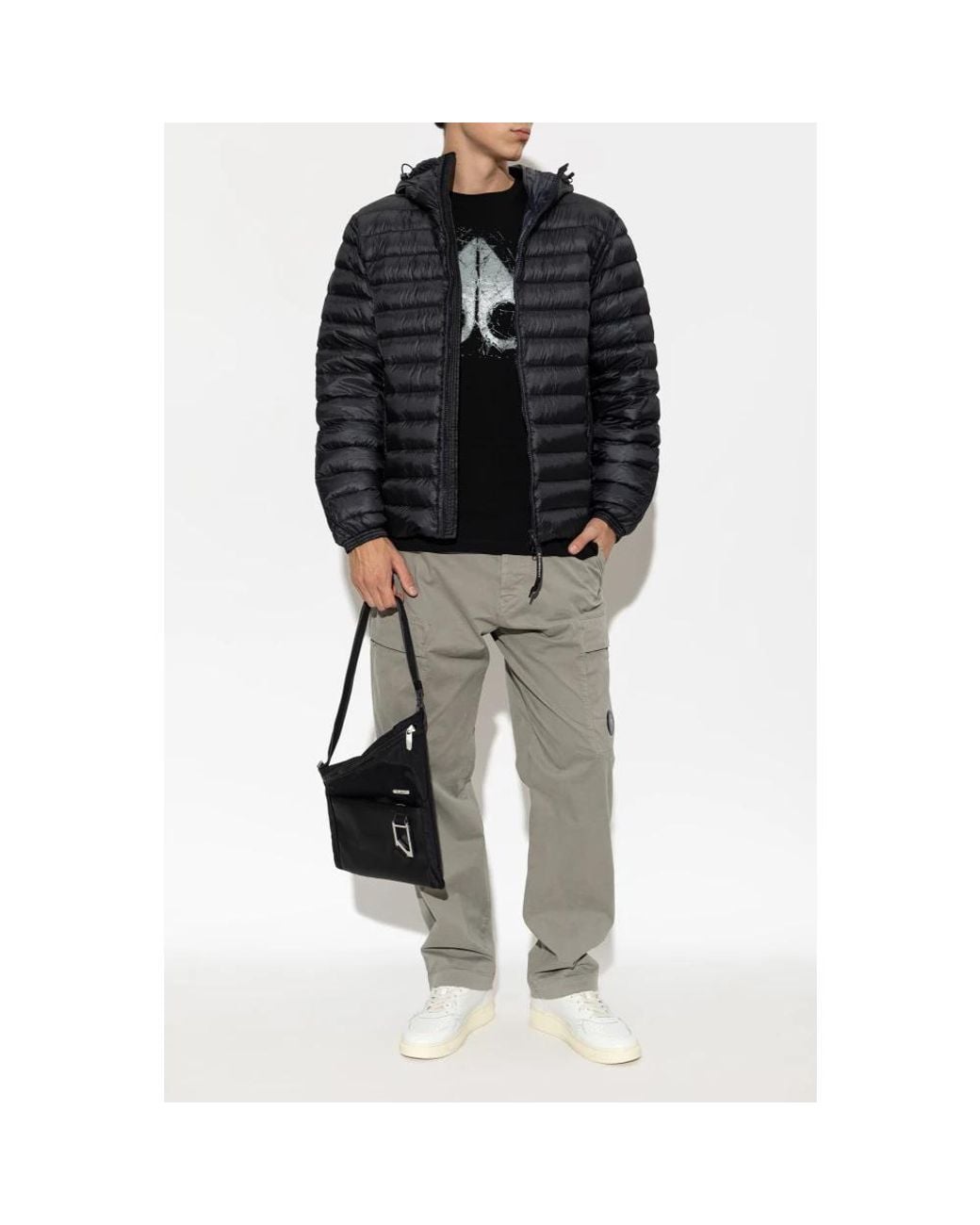 C P Company Black Down Jackets for men