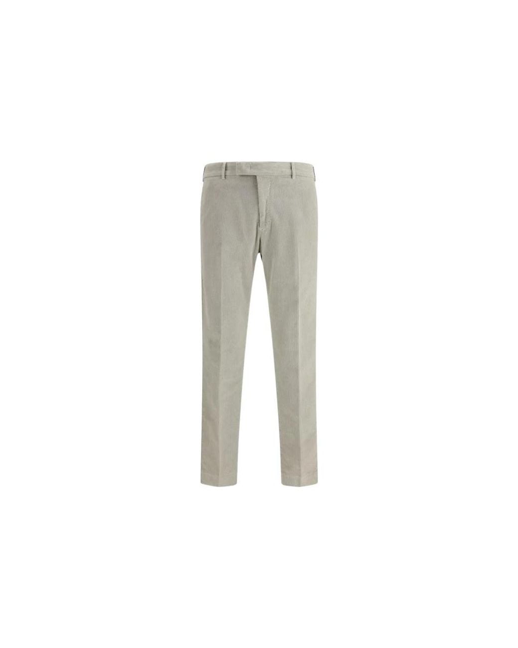 PT Torino Gray Slim-Fit Trousers for men