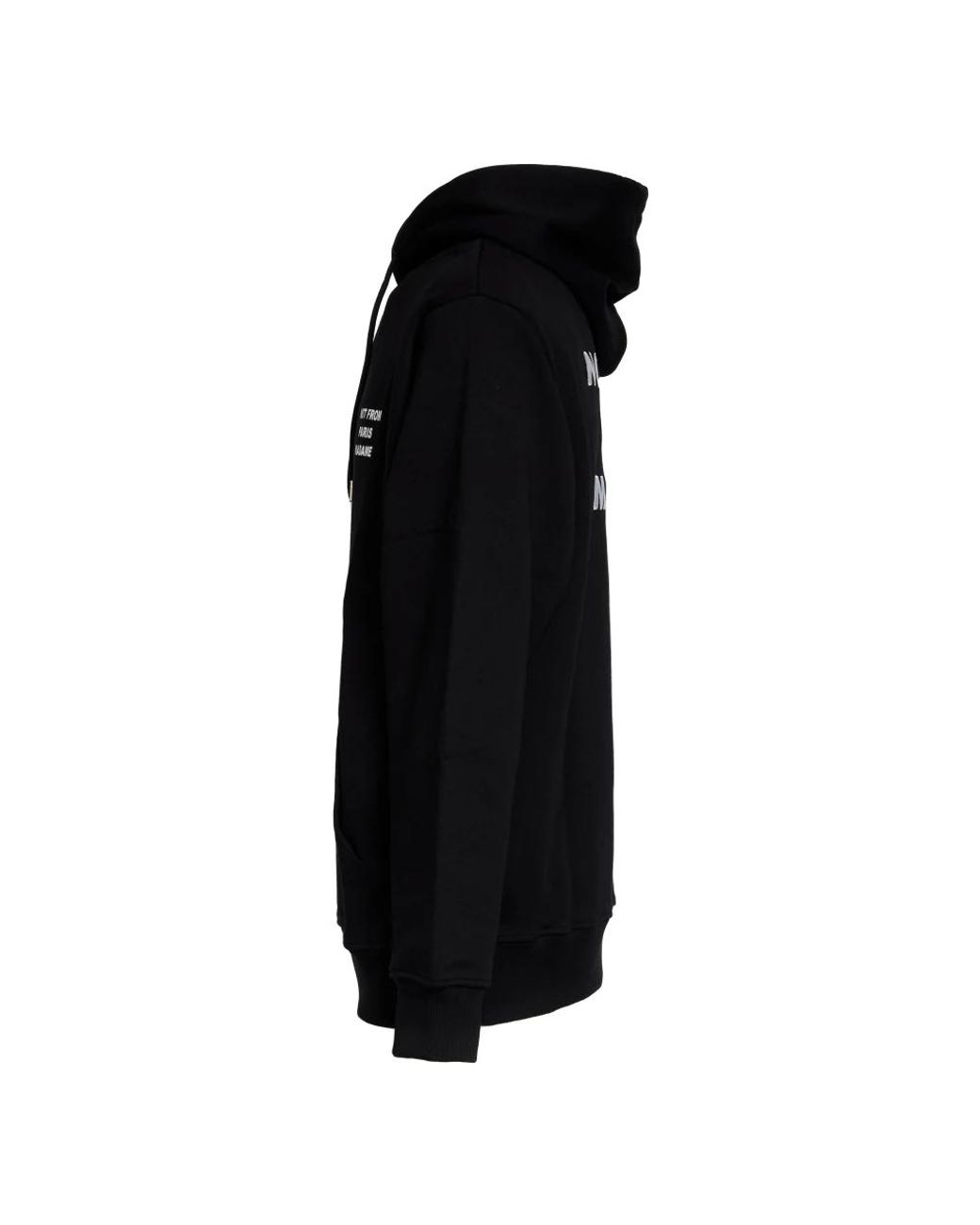 Drole de Monsieur Black Hoodies for men