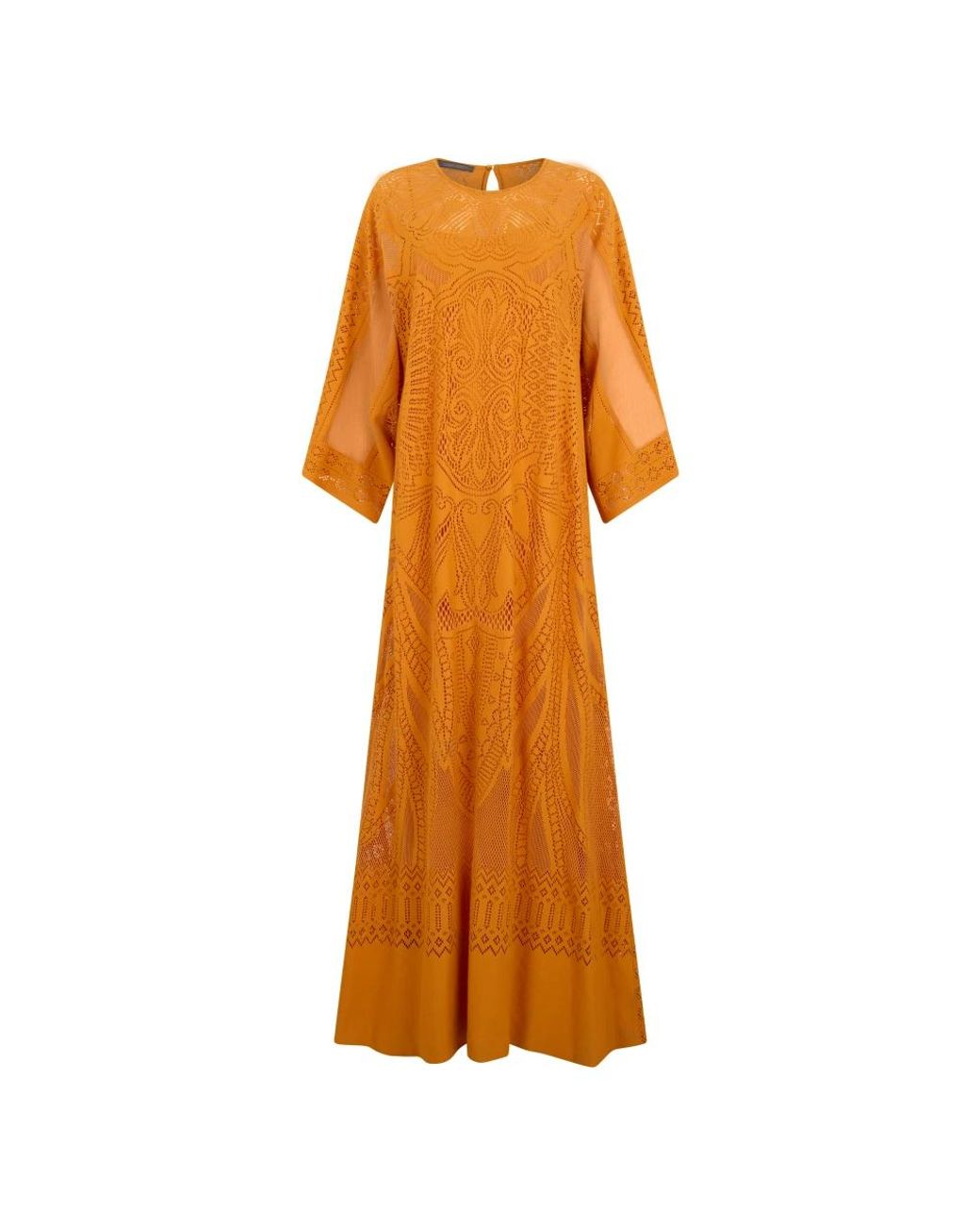 Alberta Ferretti Orange Maxi Dresses