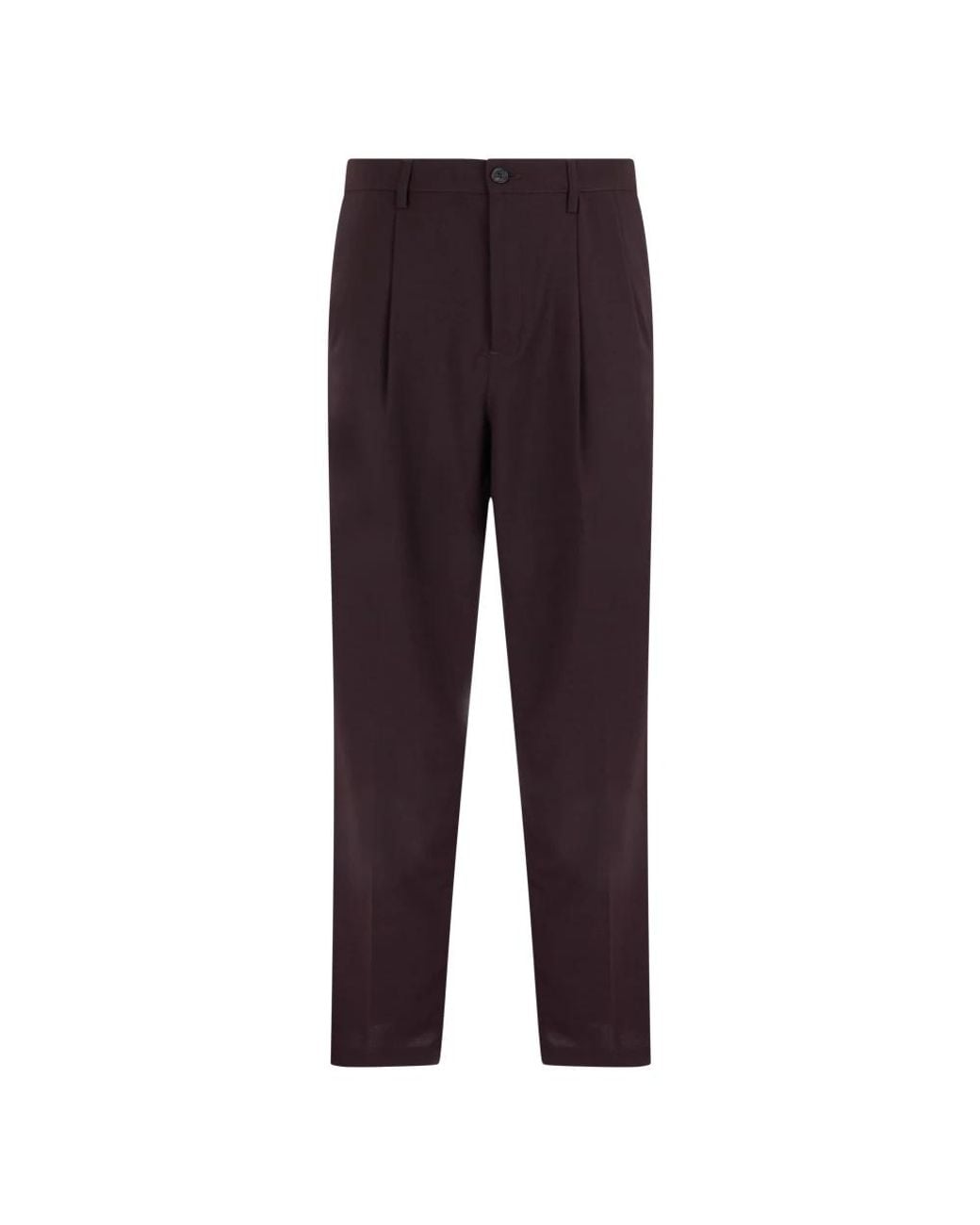 Department 5 Purple Suit Trousers for men