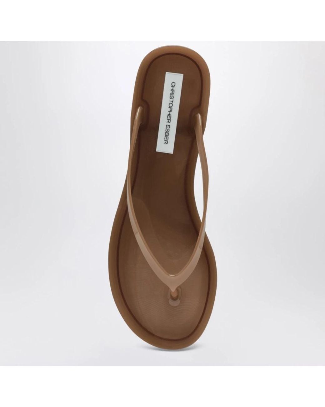 Christopher Esber Natural Flip Flops