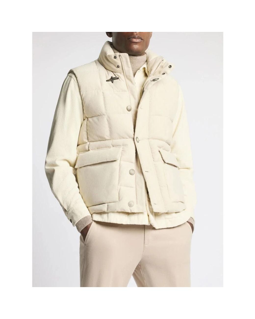 Vests Fay pour homme en coloris Natural