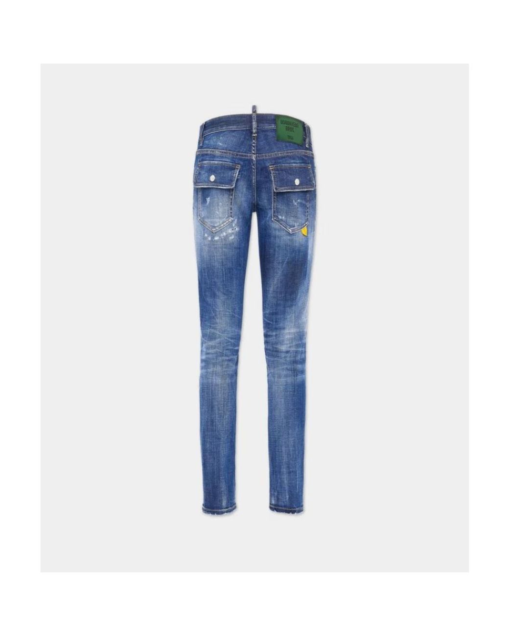 DSquared² Blue Skinny Fit Jeans