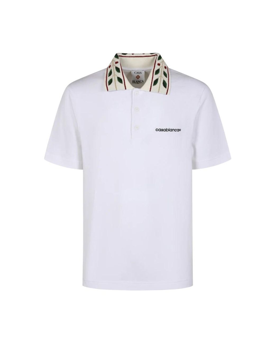 Casablanca White Polo Shirts for men