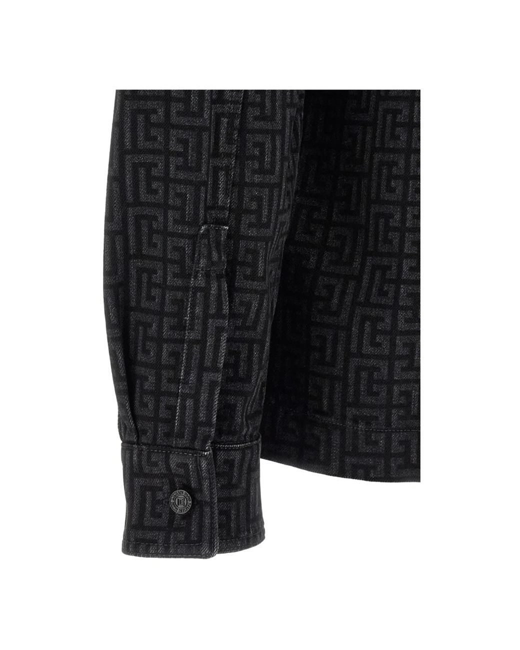 Balmain Black Light Jackets for men