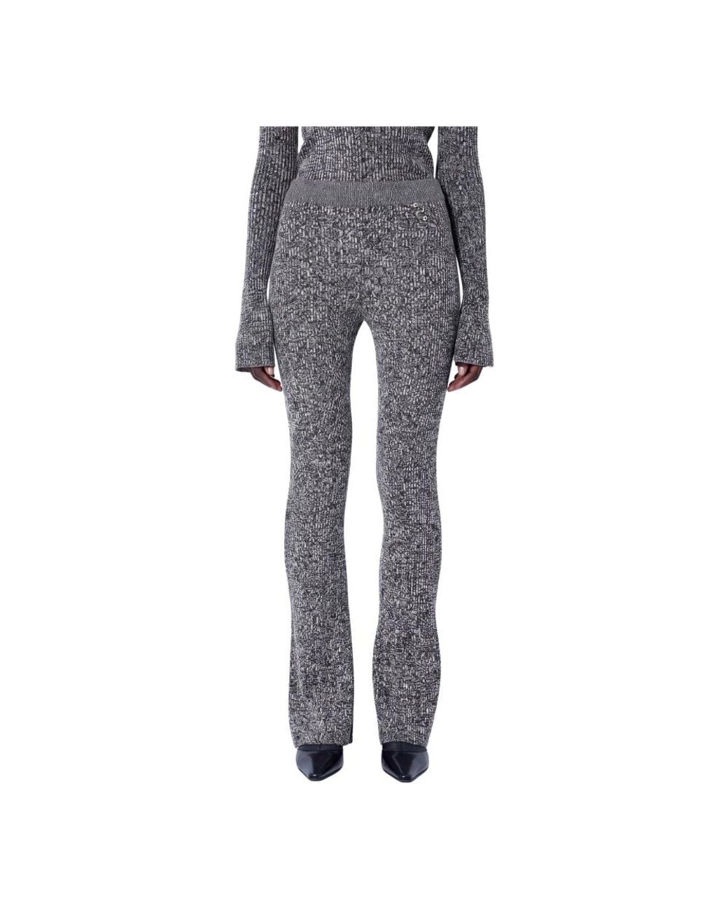 Sportmax Gray Slim-Fit Trousers