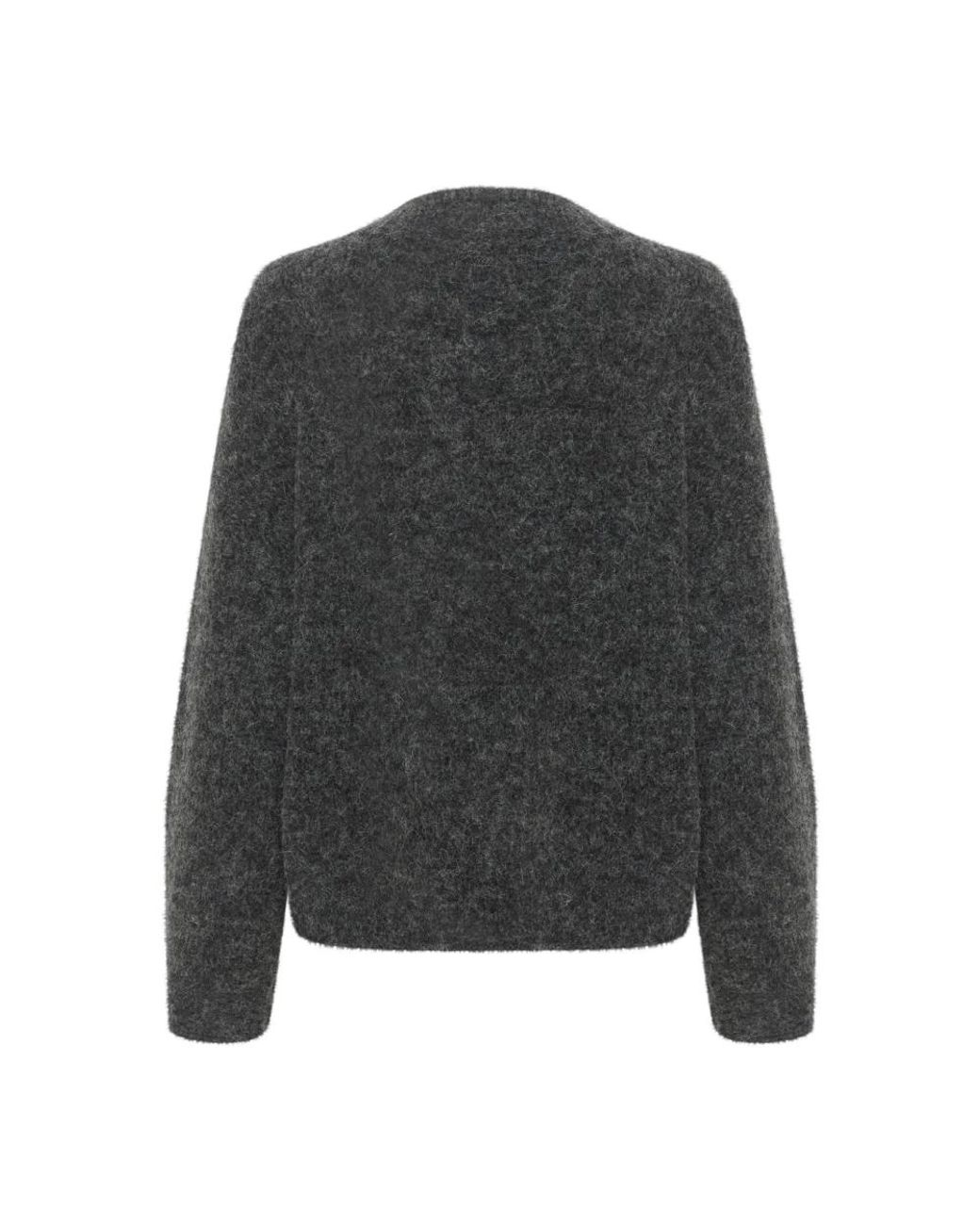 Gestuz Gray V-Neck Knitwear