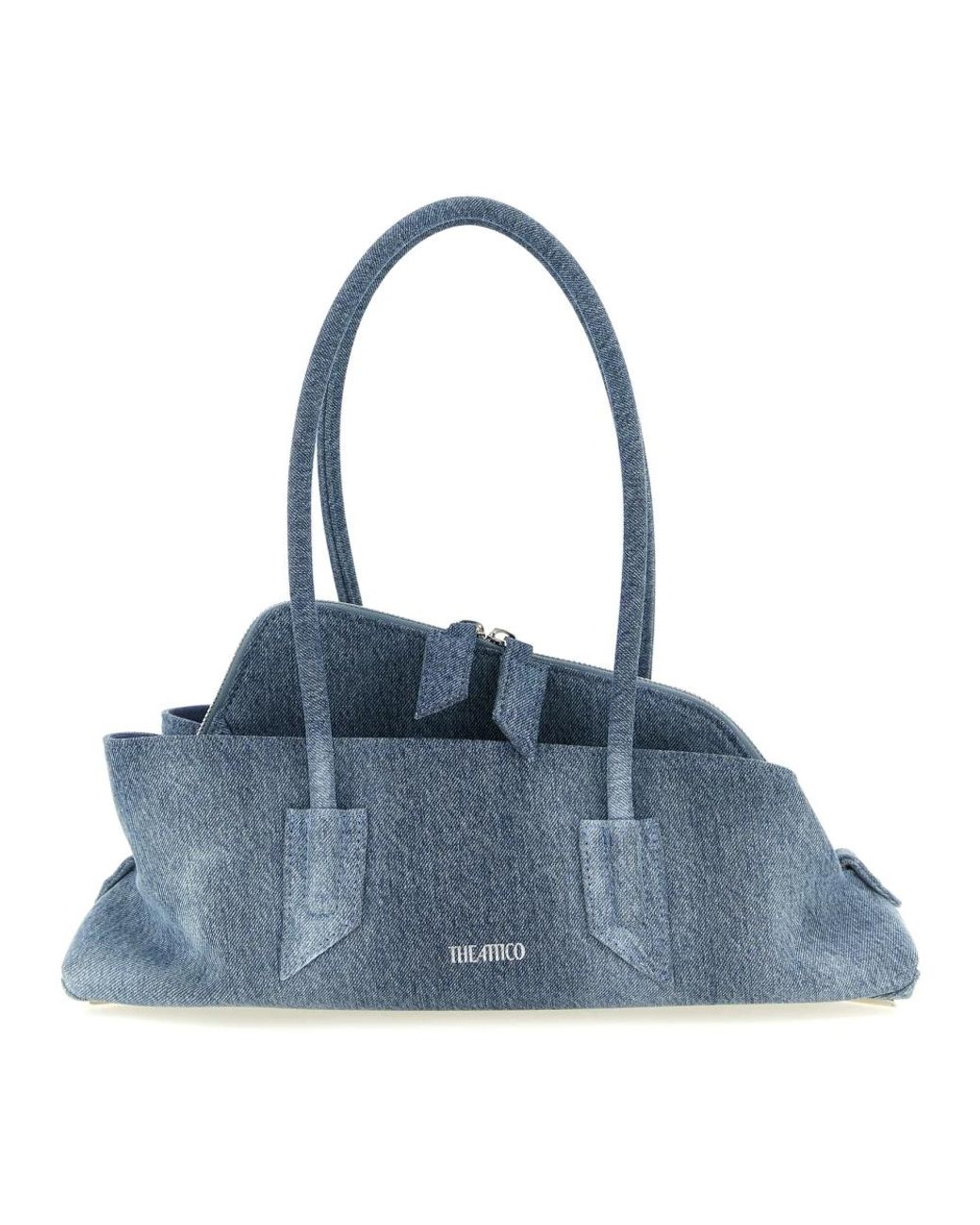 The Attico Blue Shoulder Bags