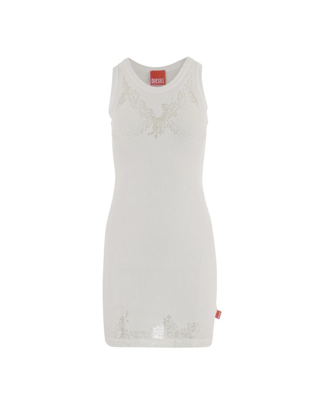 DIESEL White Short Dresses