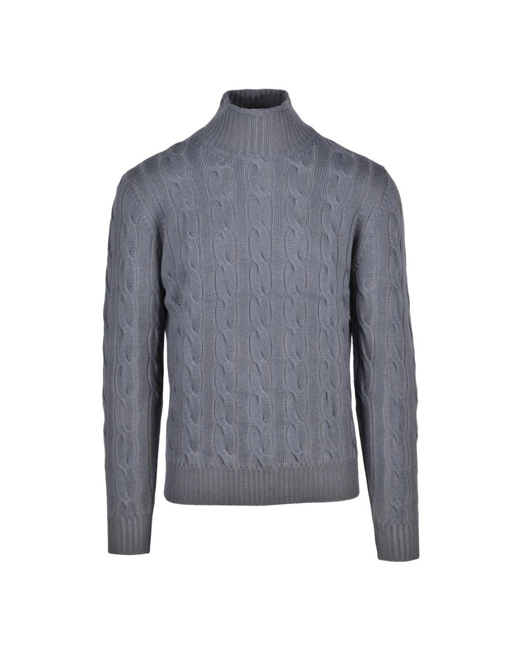 Kangra Blue Turtlenecks for men
