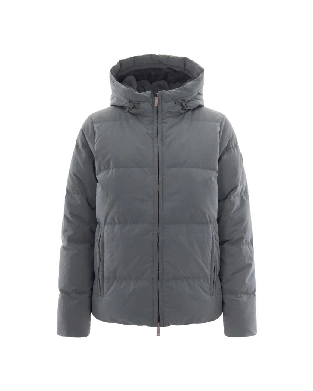 K-Way Gray Winter Jackets