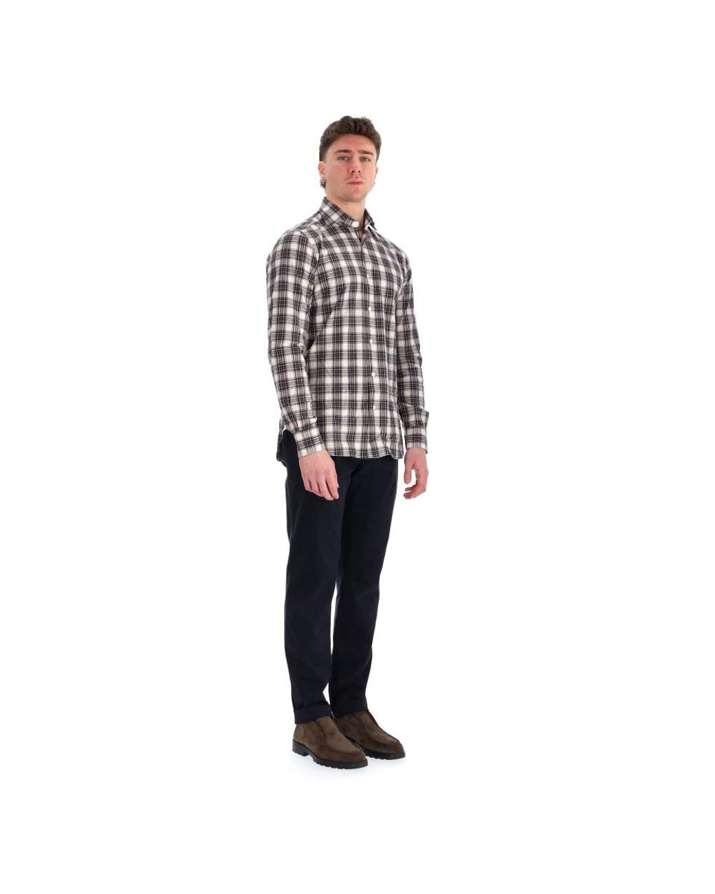 Borriello White Casual Shirts for men