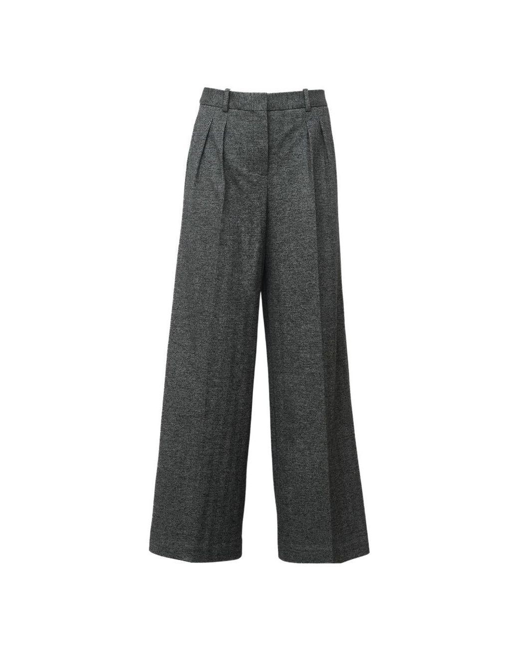 Circolo 1901 Gray Wide Trousers