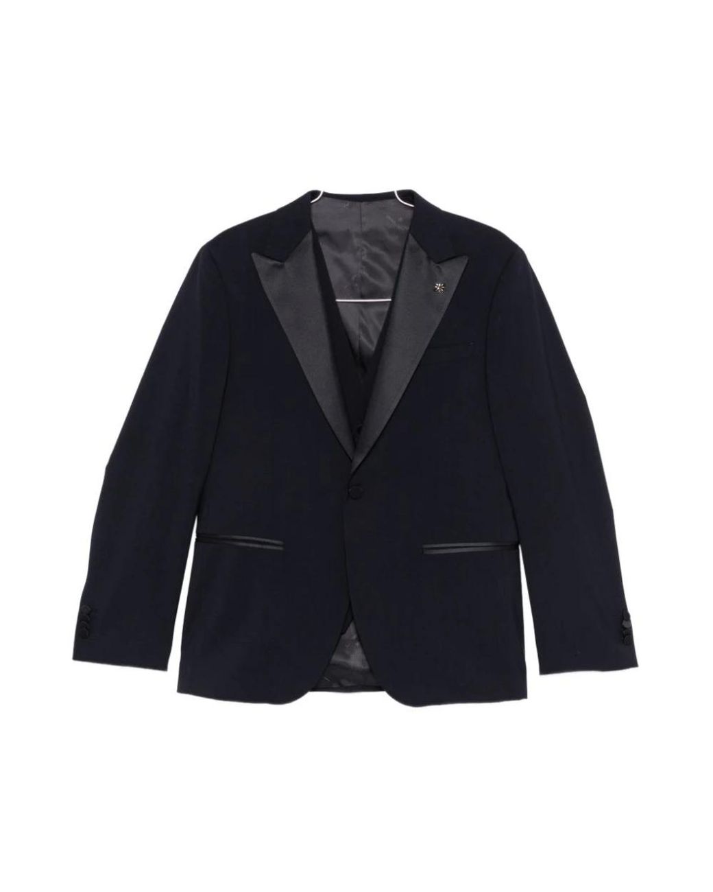 Single Breasted Suits Manuel Ritz de hombre de color Black