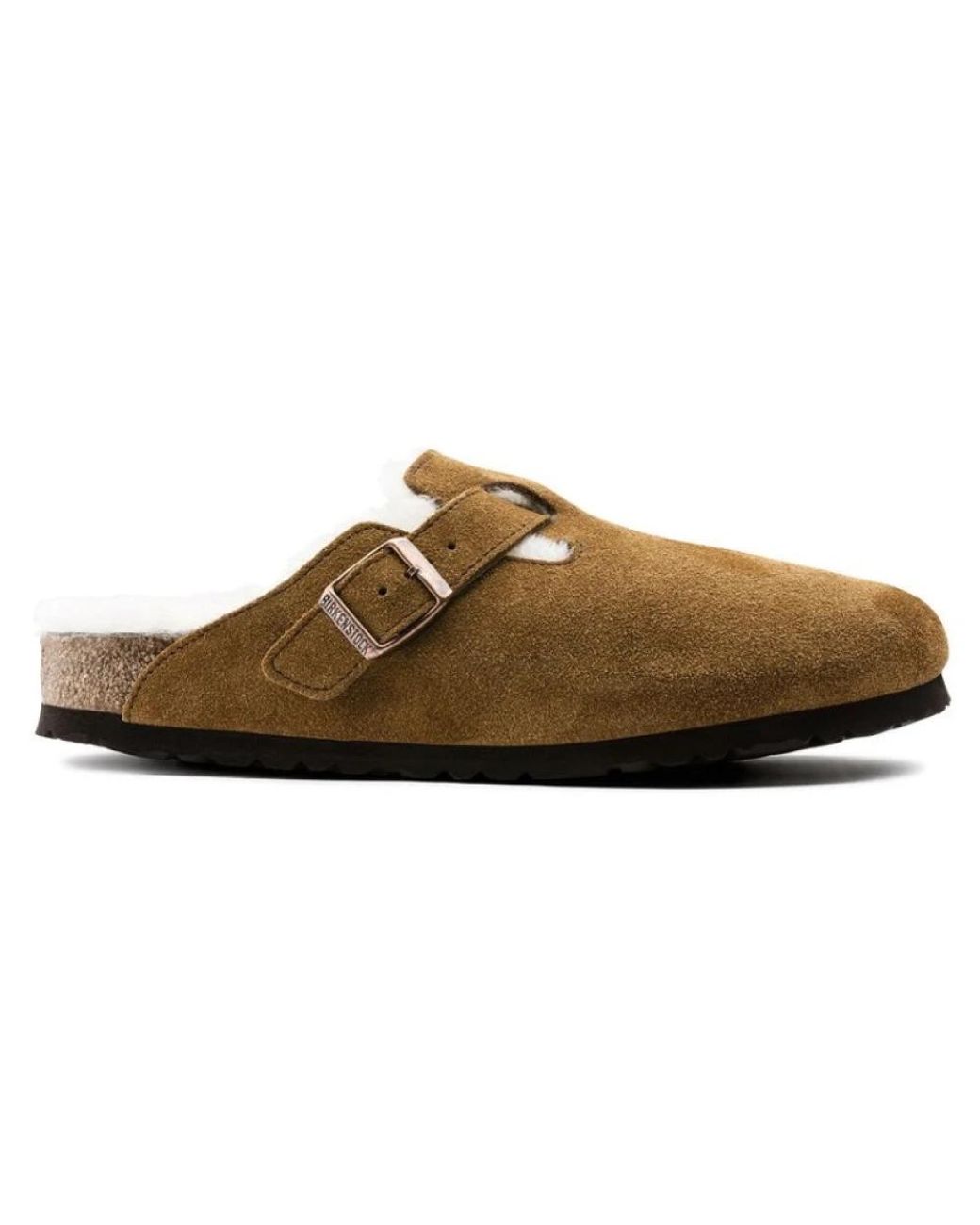 Birkenstock Brown Sandali Boston Shearling 36 for men
