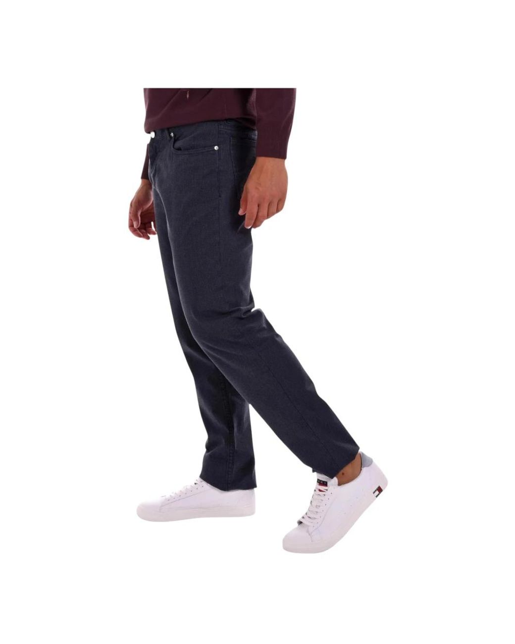 Trussardi Blue Slim-Fit Trousers for men