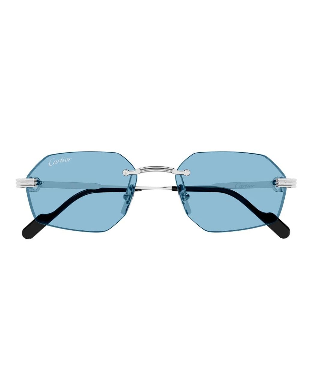 Cartier Blue Sunglasses for men