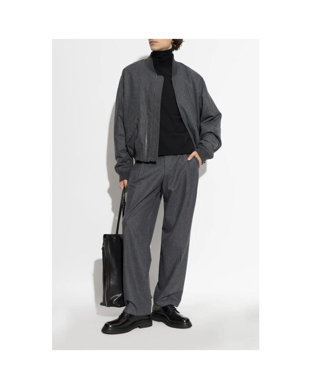 Dolce & Gabbana Gray Bomber Jackets for men