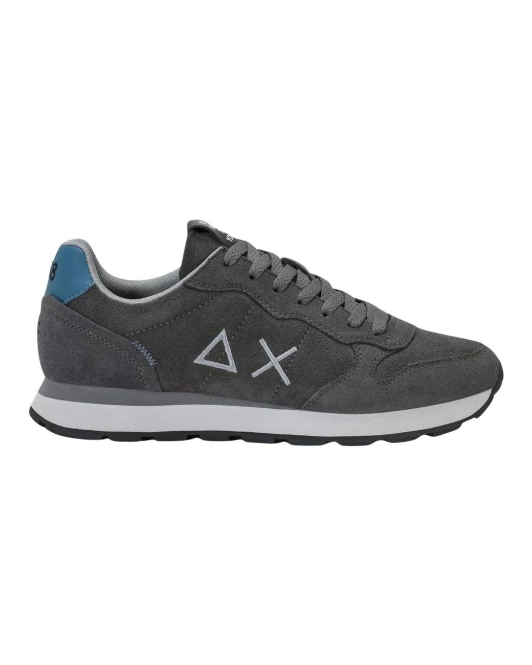 Sun 68 Tom Suede in het Gray voor heren