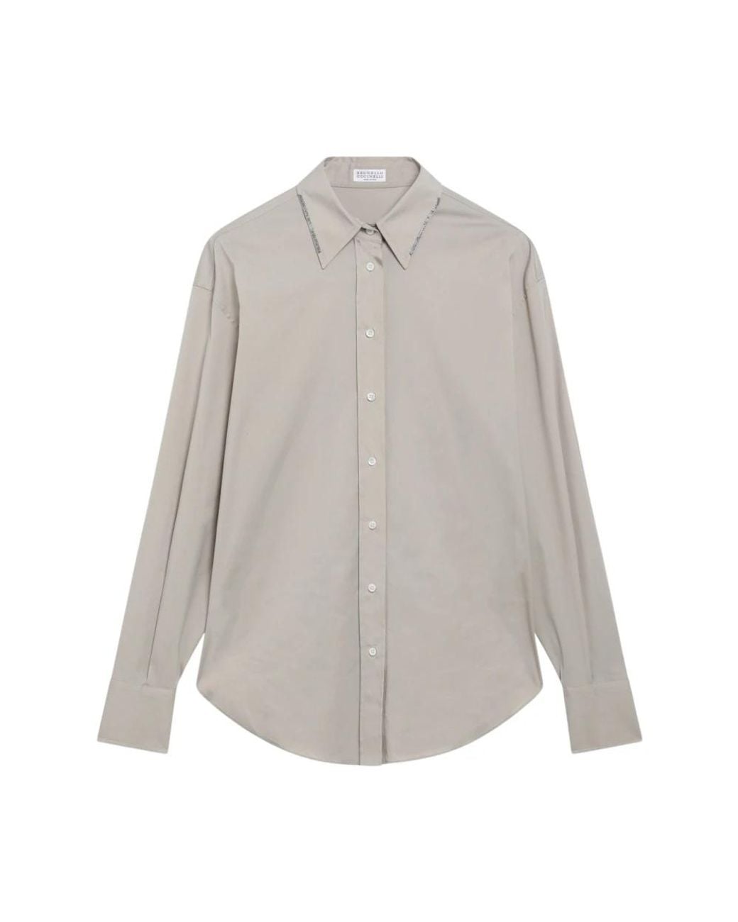 Brunello Cucinelli Gray Shirts
