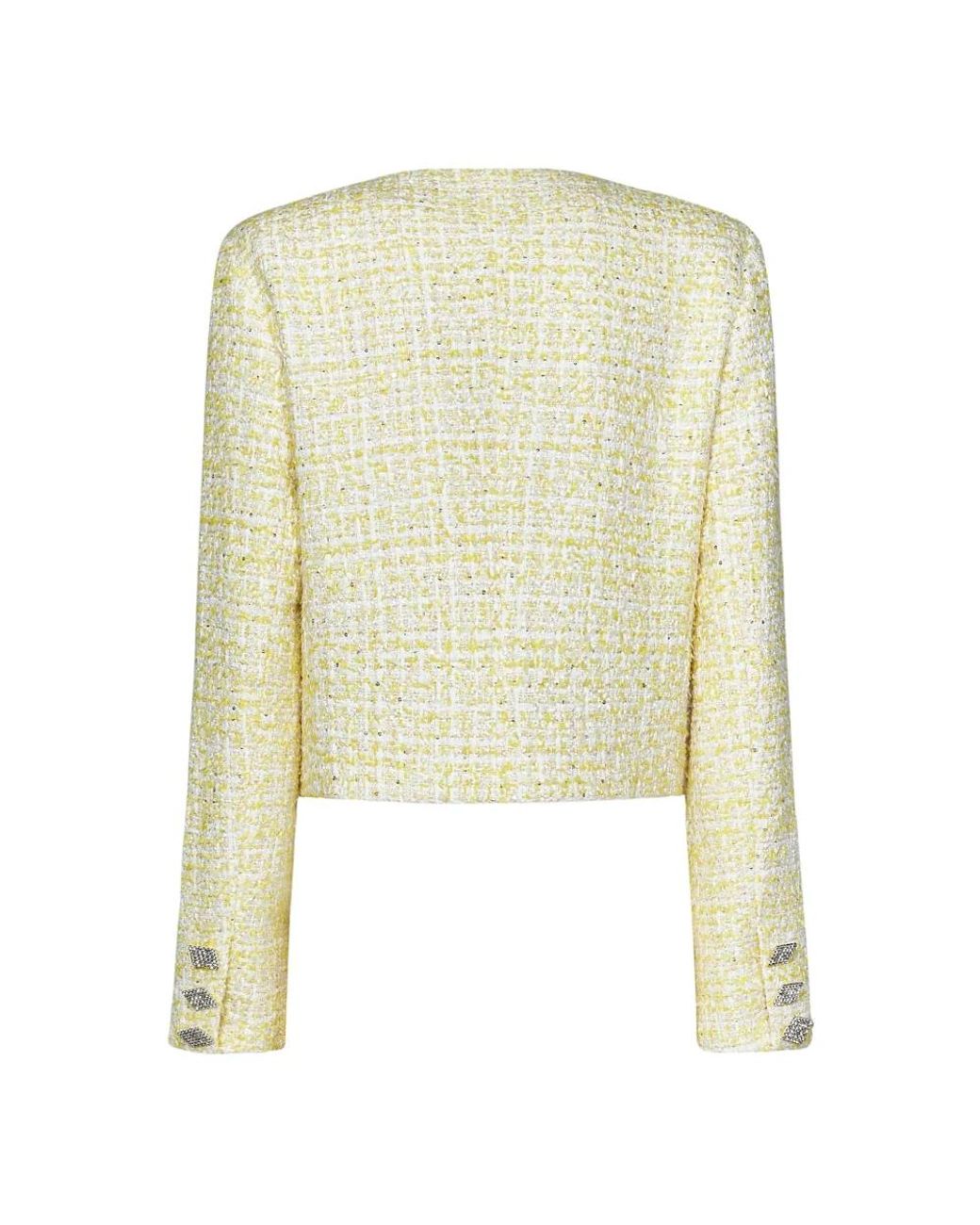 ROTATE BIRGER CHRISTENSEN Yellow Tweed Jackets