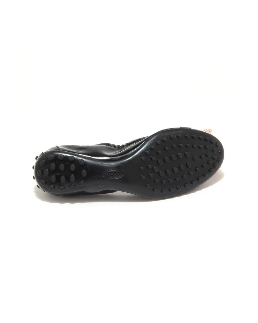 Tod's Black Ballerina Shoes