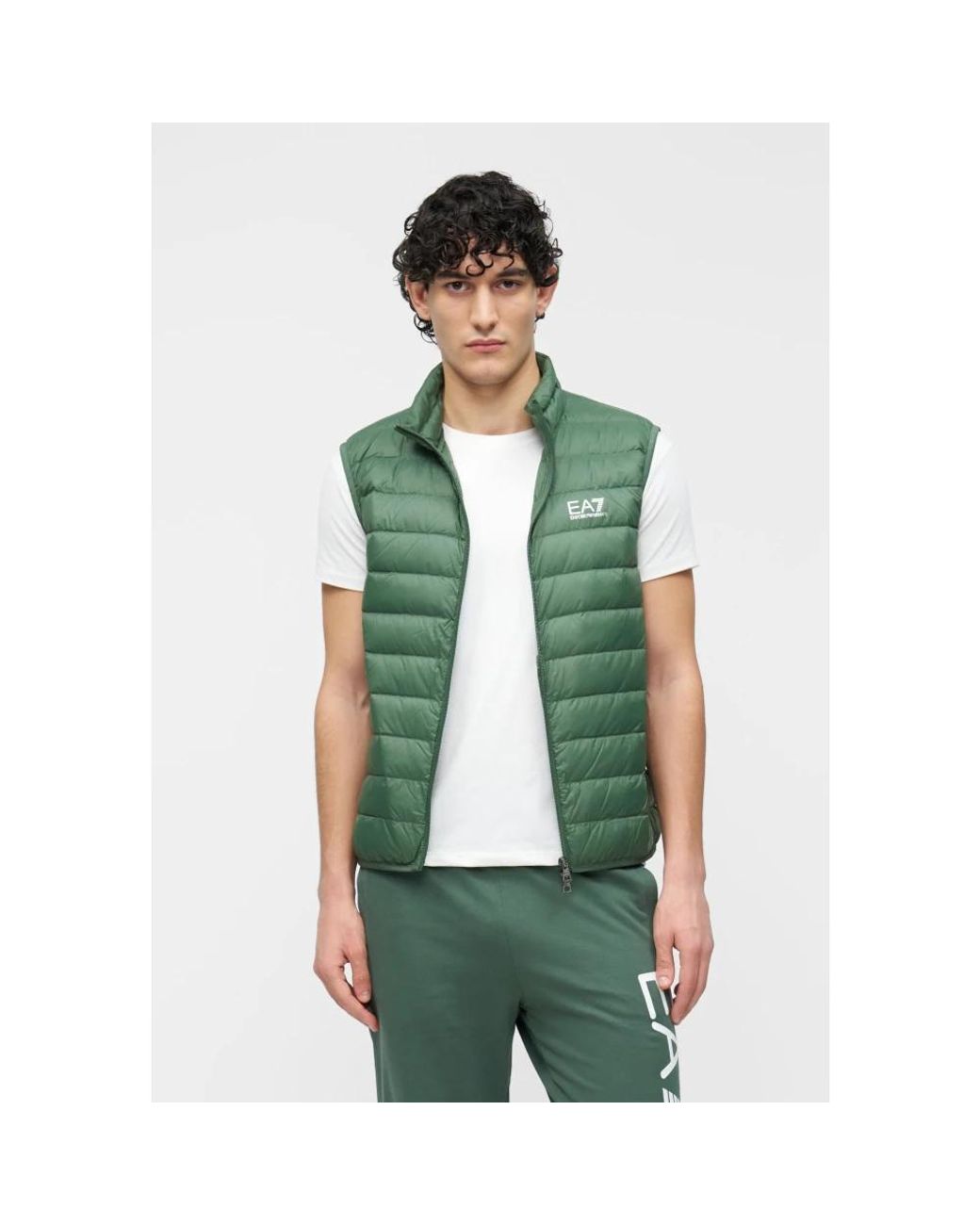 EA7 Green Vests for men