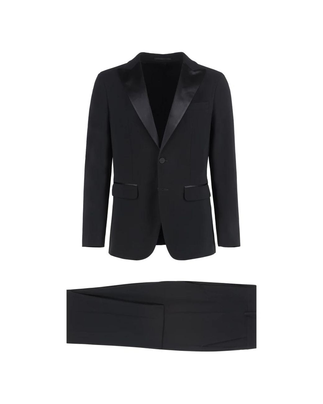 DSquared² Black Single Breasted Suits for men