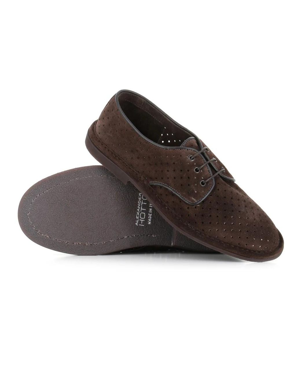 Alexander Hotto Brown Laced Shoes