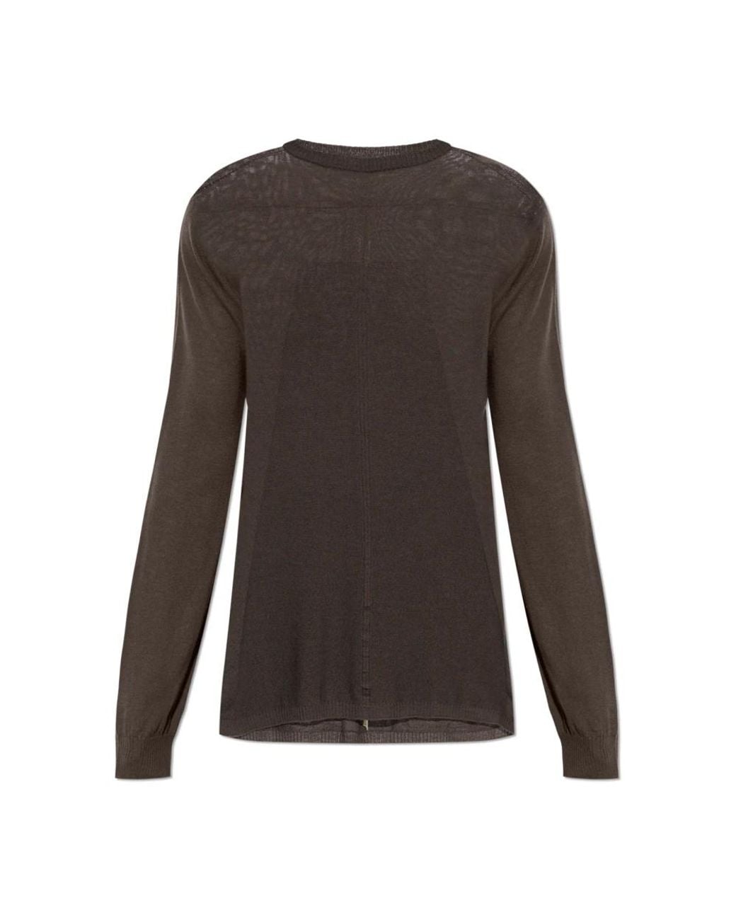 Rick Owens Brown Round-Neck Knitwear for men