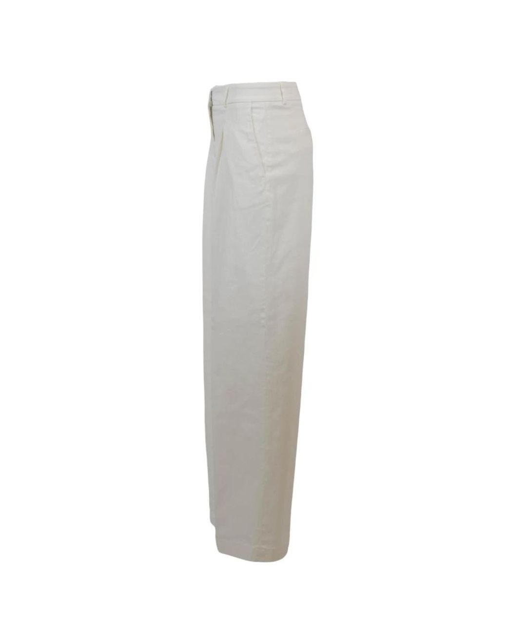 Peserico Gray Wide Trousers