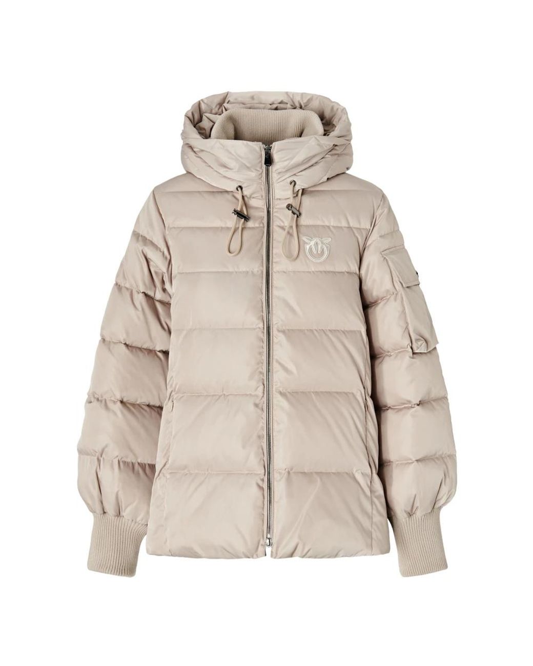 Pinko Crusca Cappa Jacket in het Natural