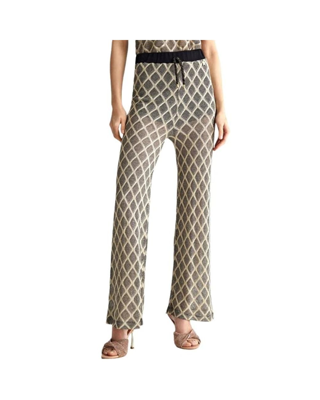 Liu Jo Black Wide Trousers