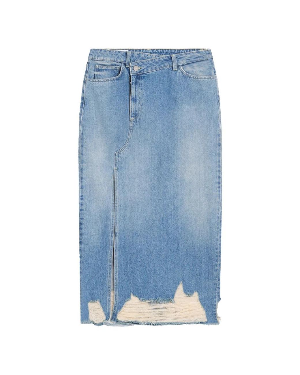 Dondup Blue Denim Skirts