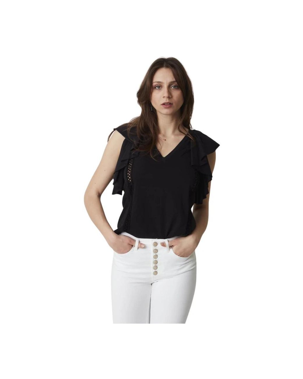 Dondup Black Blouses