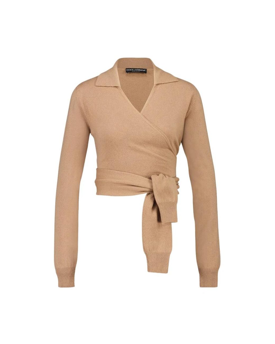 Dolce & Gabbana Natural Cashmere Knitwear