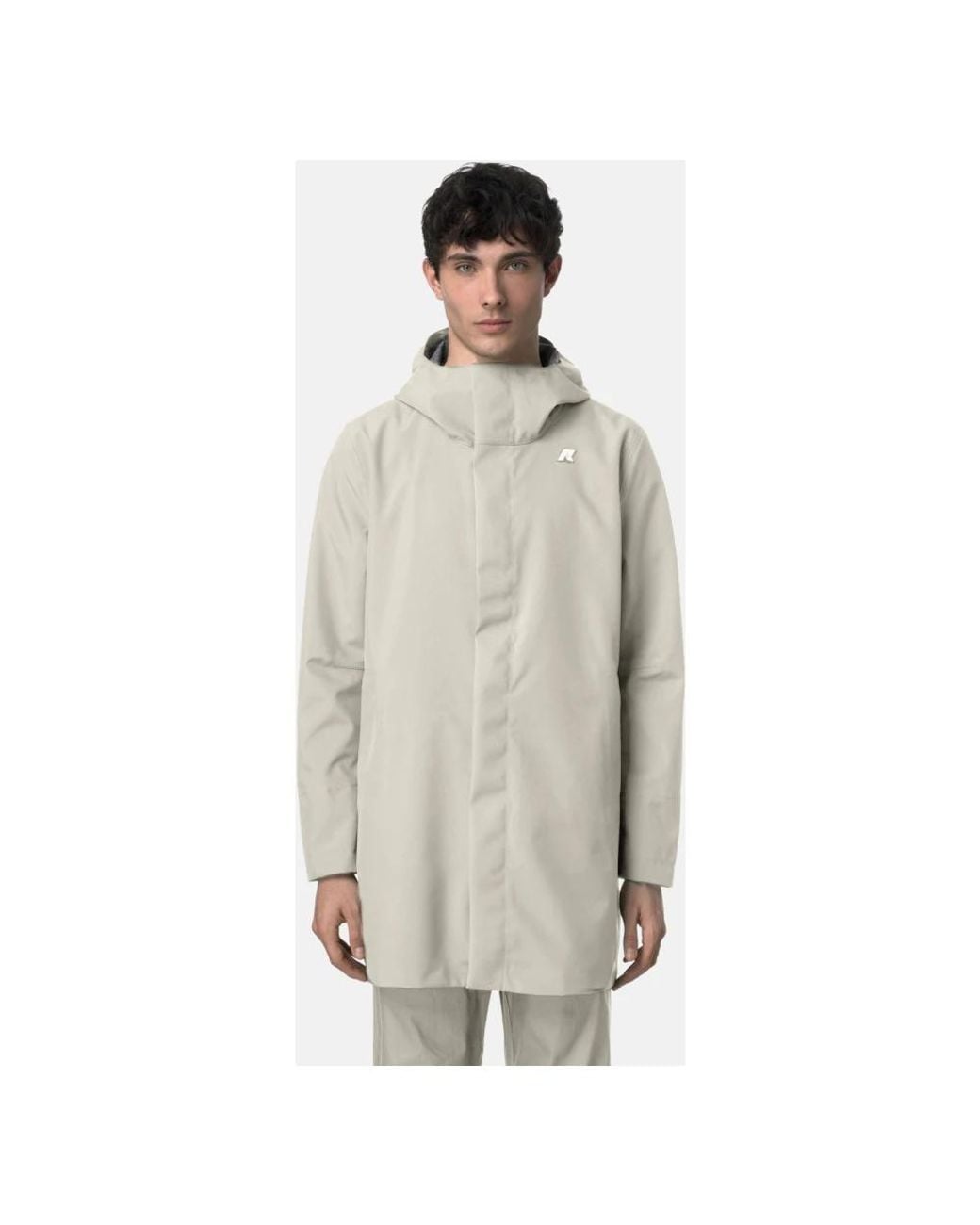 K-Way White Parkas for men